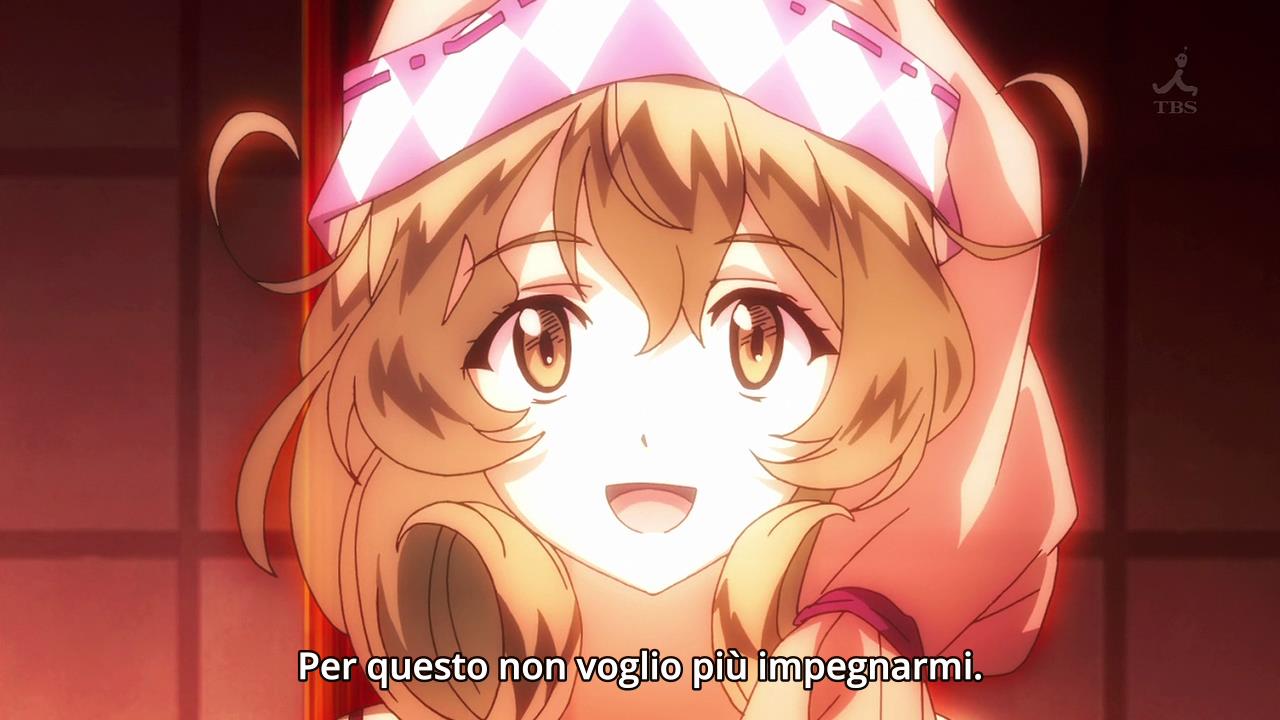 Sasami che dice "non voglio piu' impegnarmi"